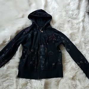 Fox sweatshirt stars and roses